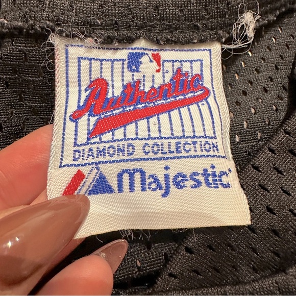 MBL Baseball San Francisco GIANTS 90 Majestic Vntg Pro Cut Diamond Collection XL - Picture 2 of 6